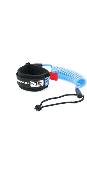2025 Ocean And Earth Bodyboard Basic Wrist Coiled Cord Leash SBBA03BLU - Blue
